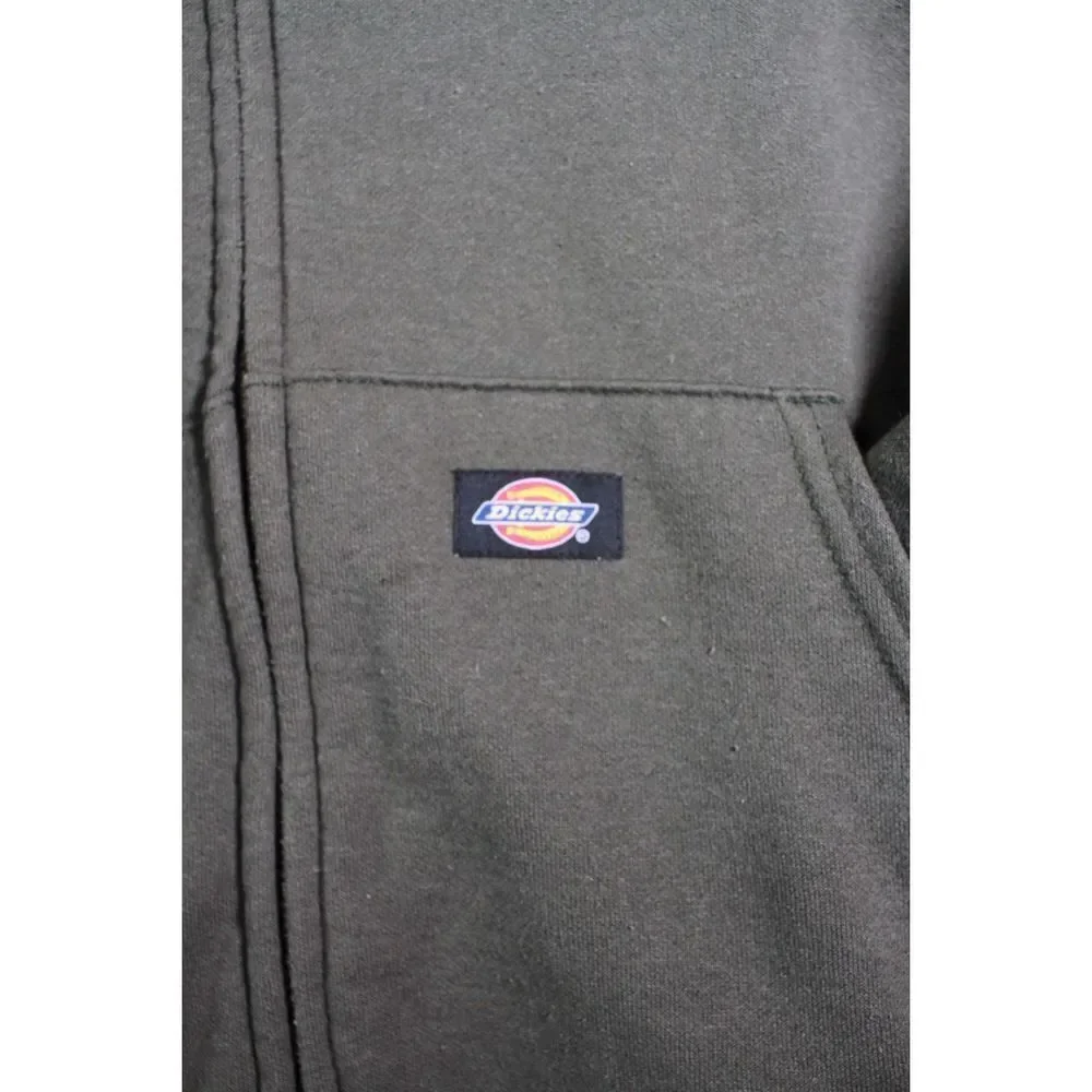 Dickies Forest Green Zip-Up Hoodie - Size XXL